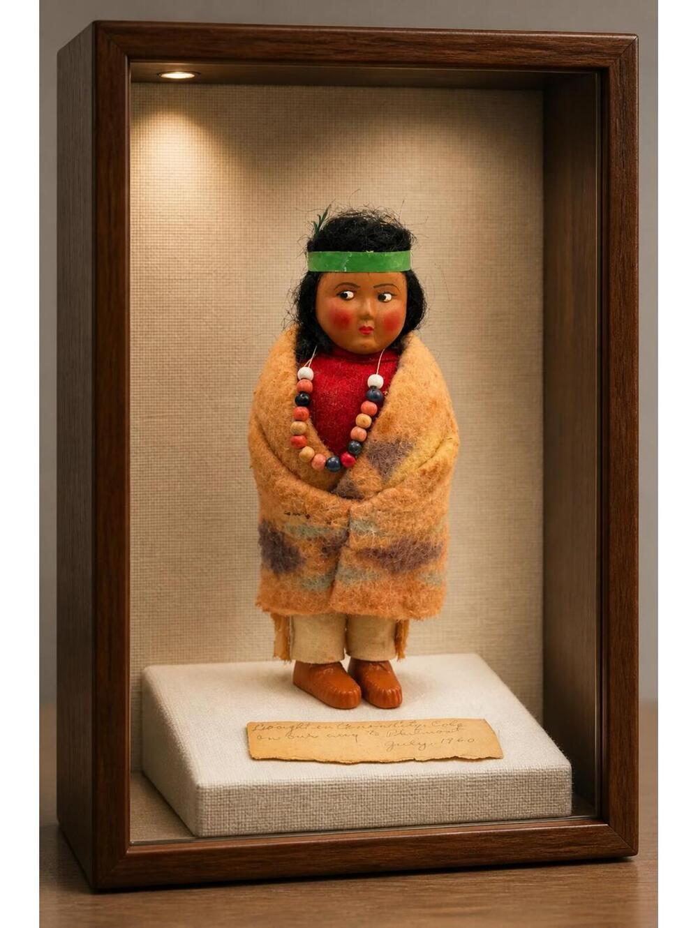 Vintage 6” Skookum Indian Doll Albuquerque NM 1960 Provenance Note